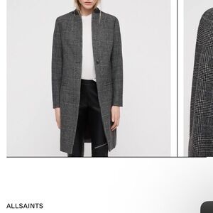 All Saints Charcoal Women's Blazer